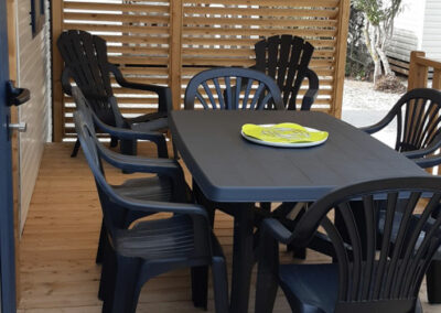 Terrasse mobilhome sete